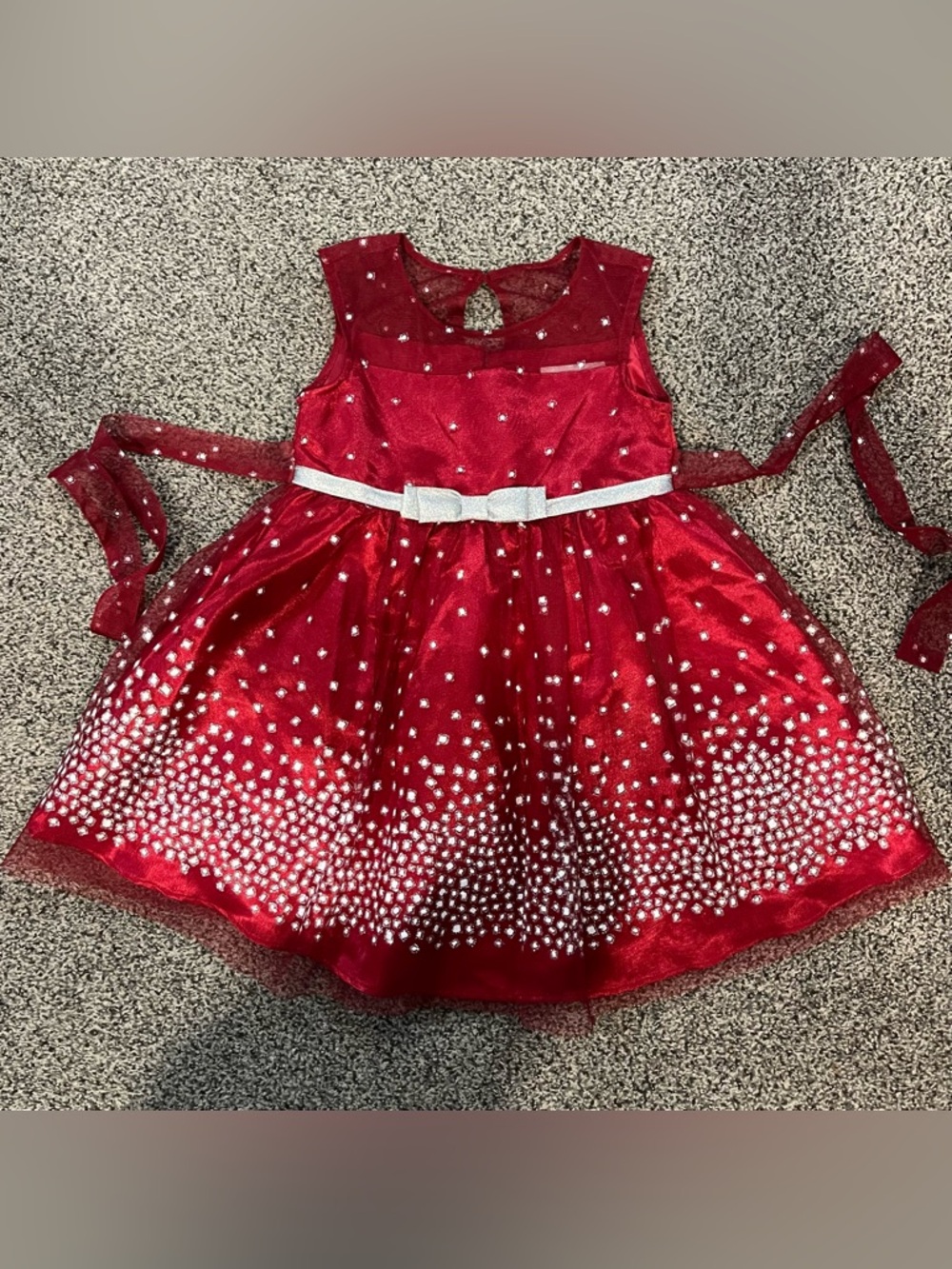 Jona Michelle Toddler Tulle Sparkly Holiday Christmas Dress 3T Lace